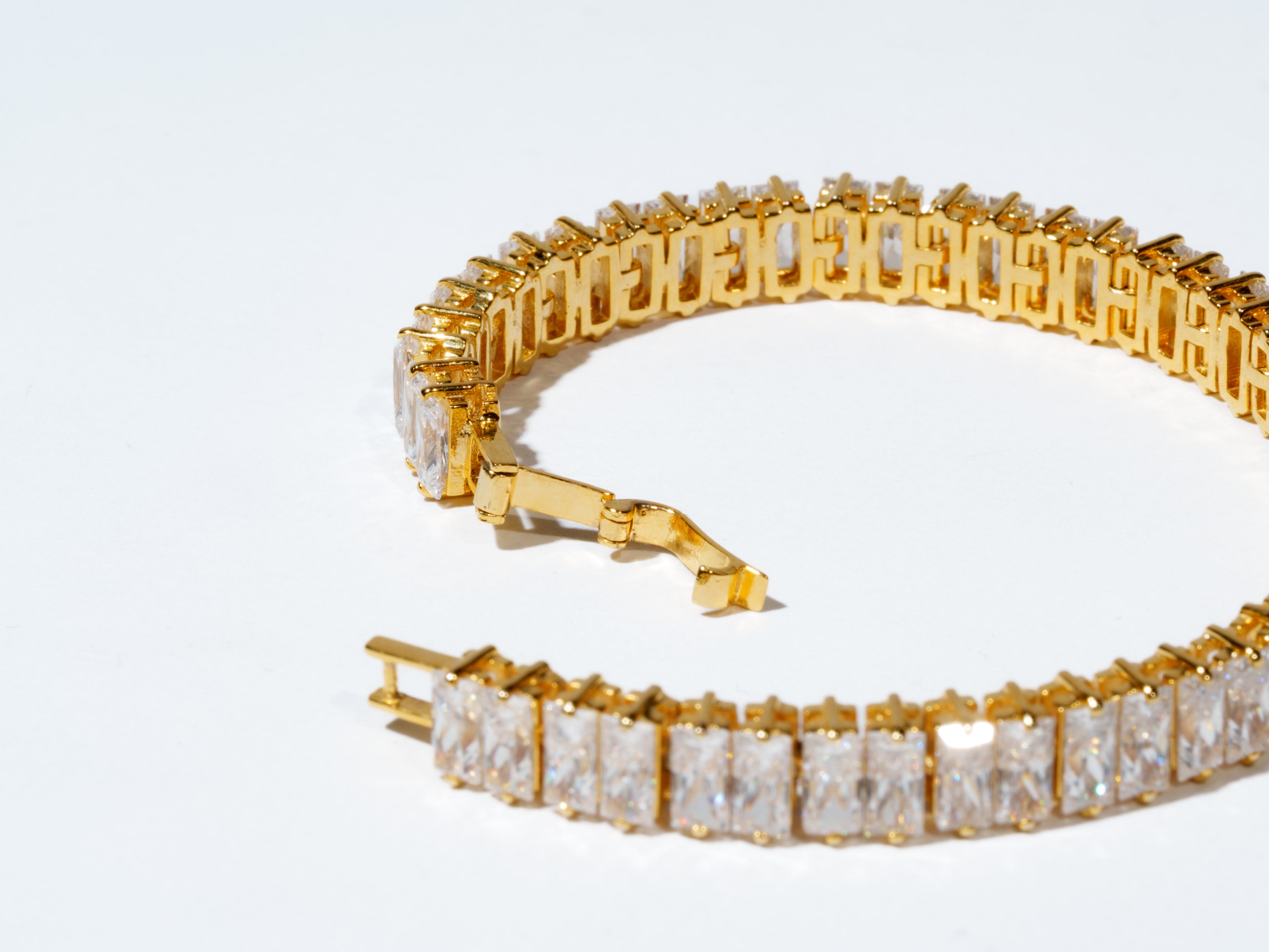 Gold Crystal Horizon Bracelet