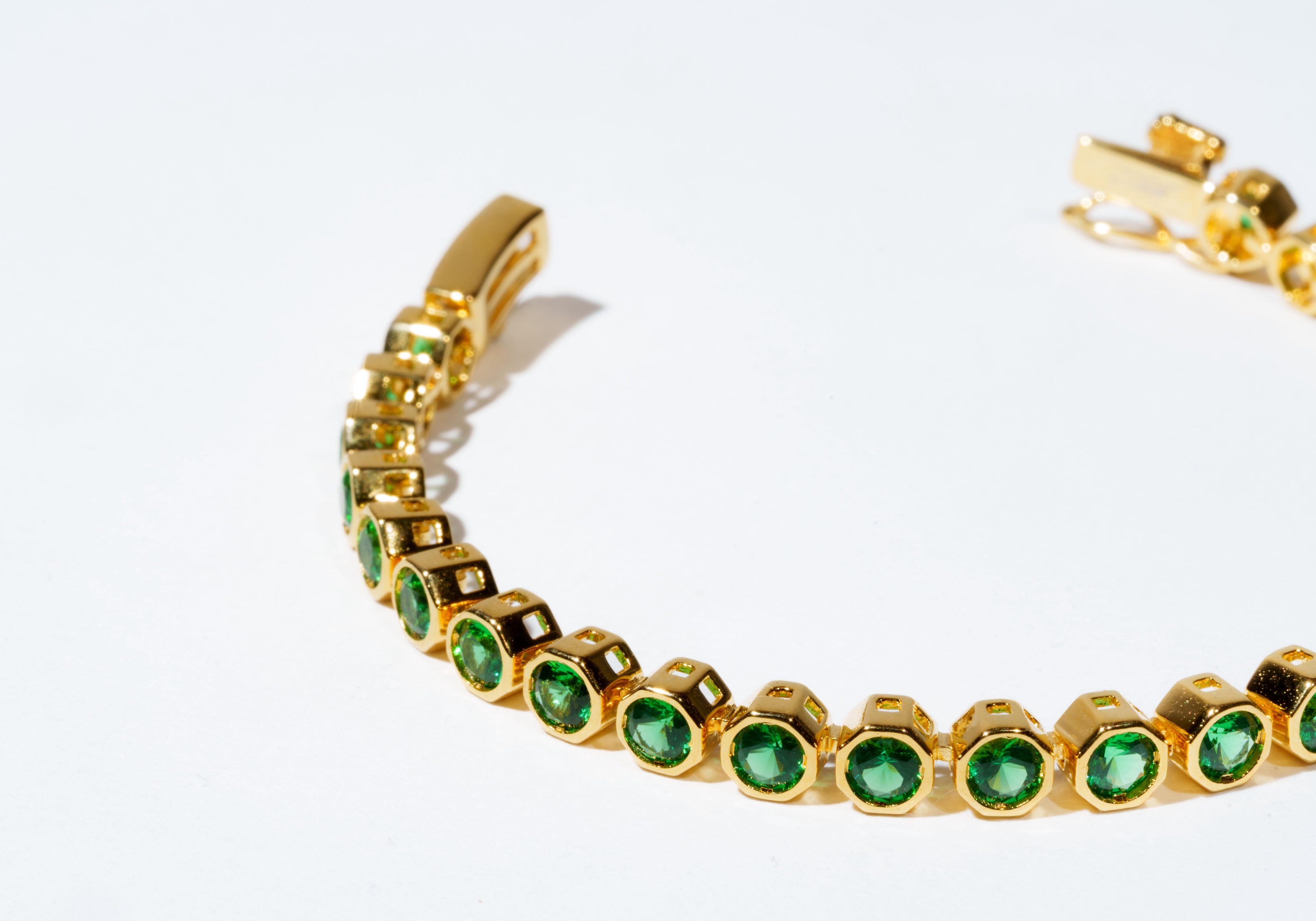 Gold Emerald Grace Bracelet