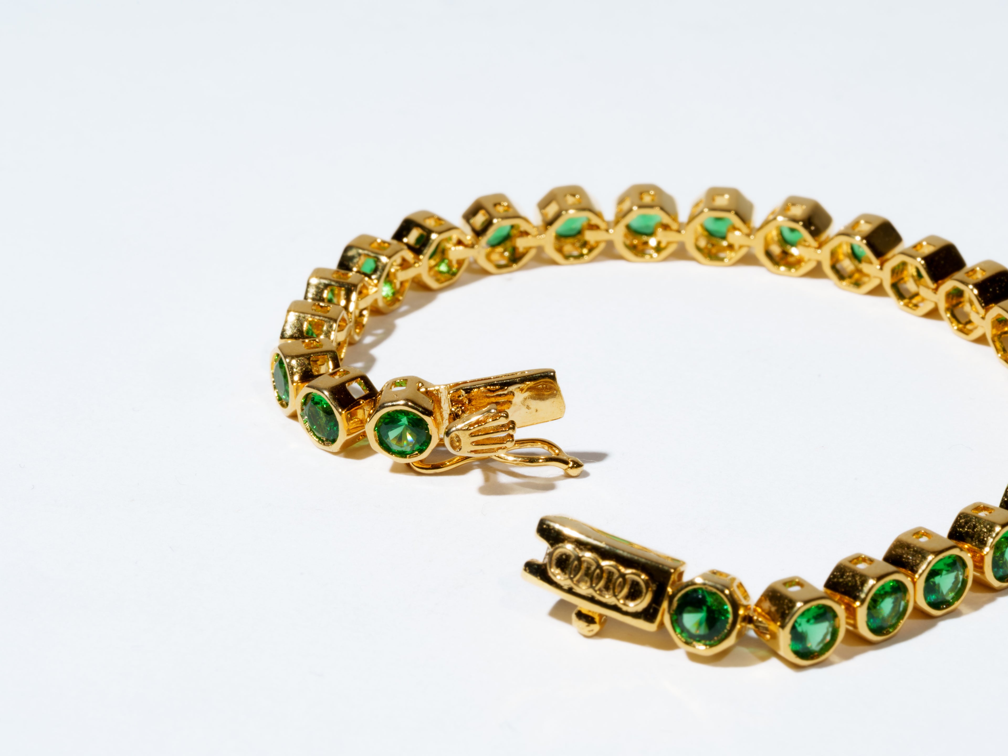 Gold Emerald Grace Bracelet