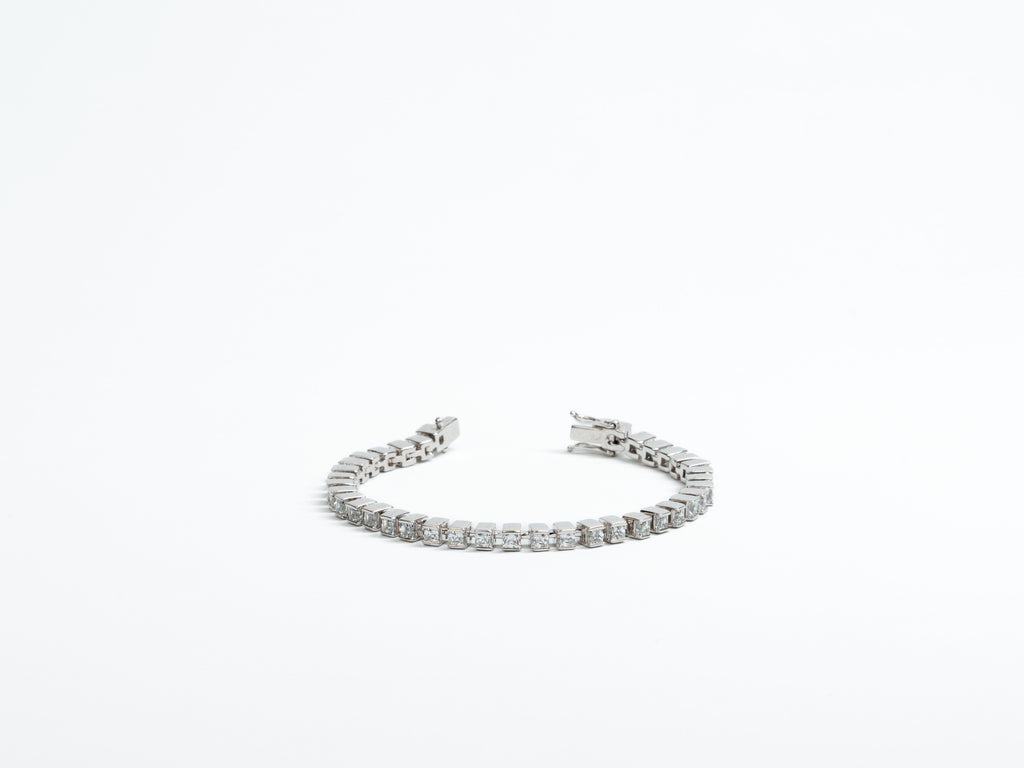 Frosted Infinity Bracelet