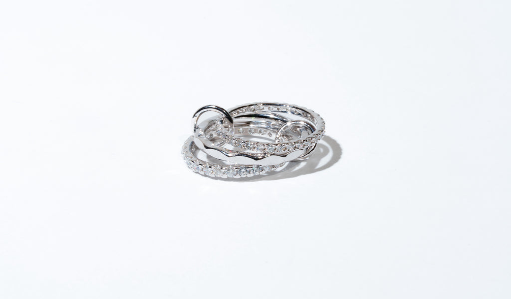 Twin Trinity Diamond Ring