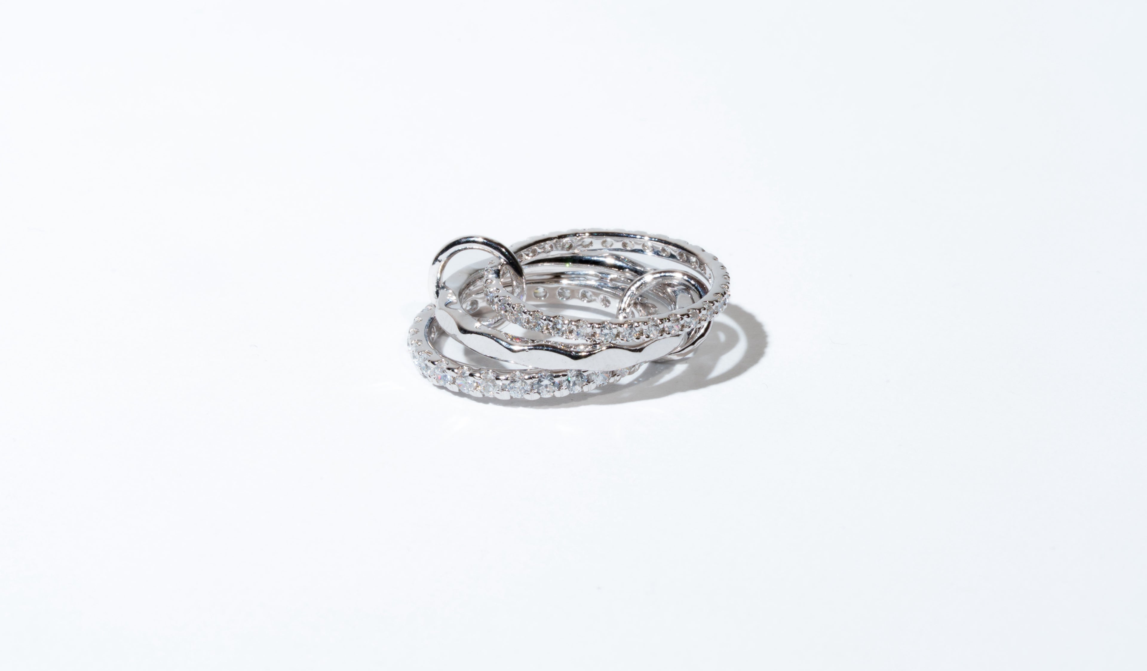 Twin Trinity Diamond Ring