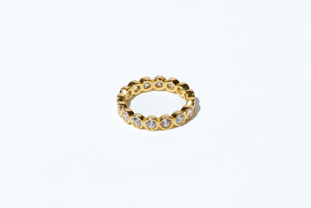 Sunlit Halo Ring