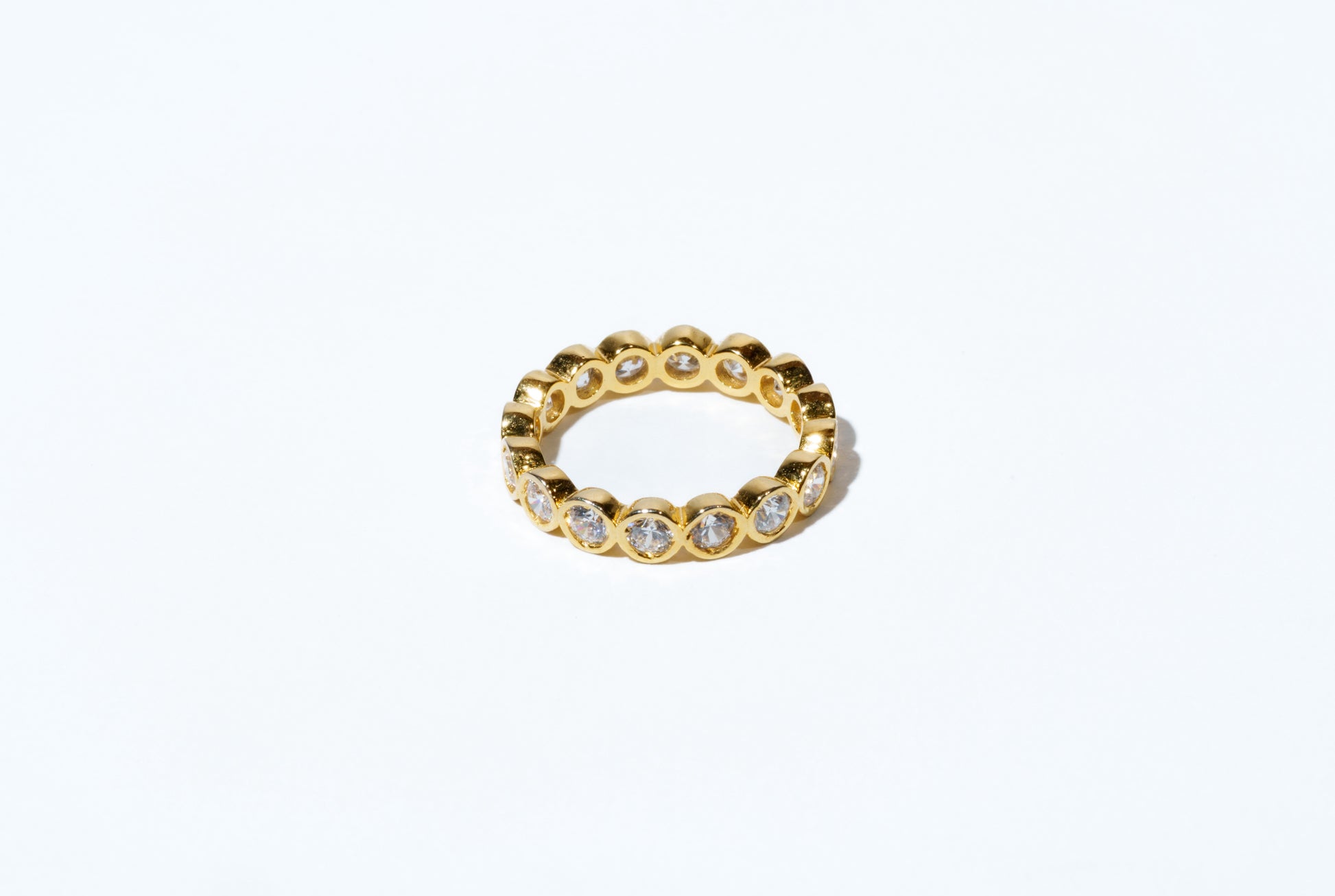 Sunlit Halo Ring