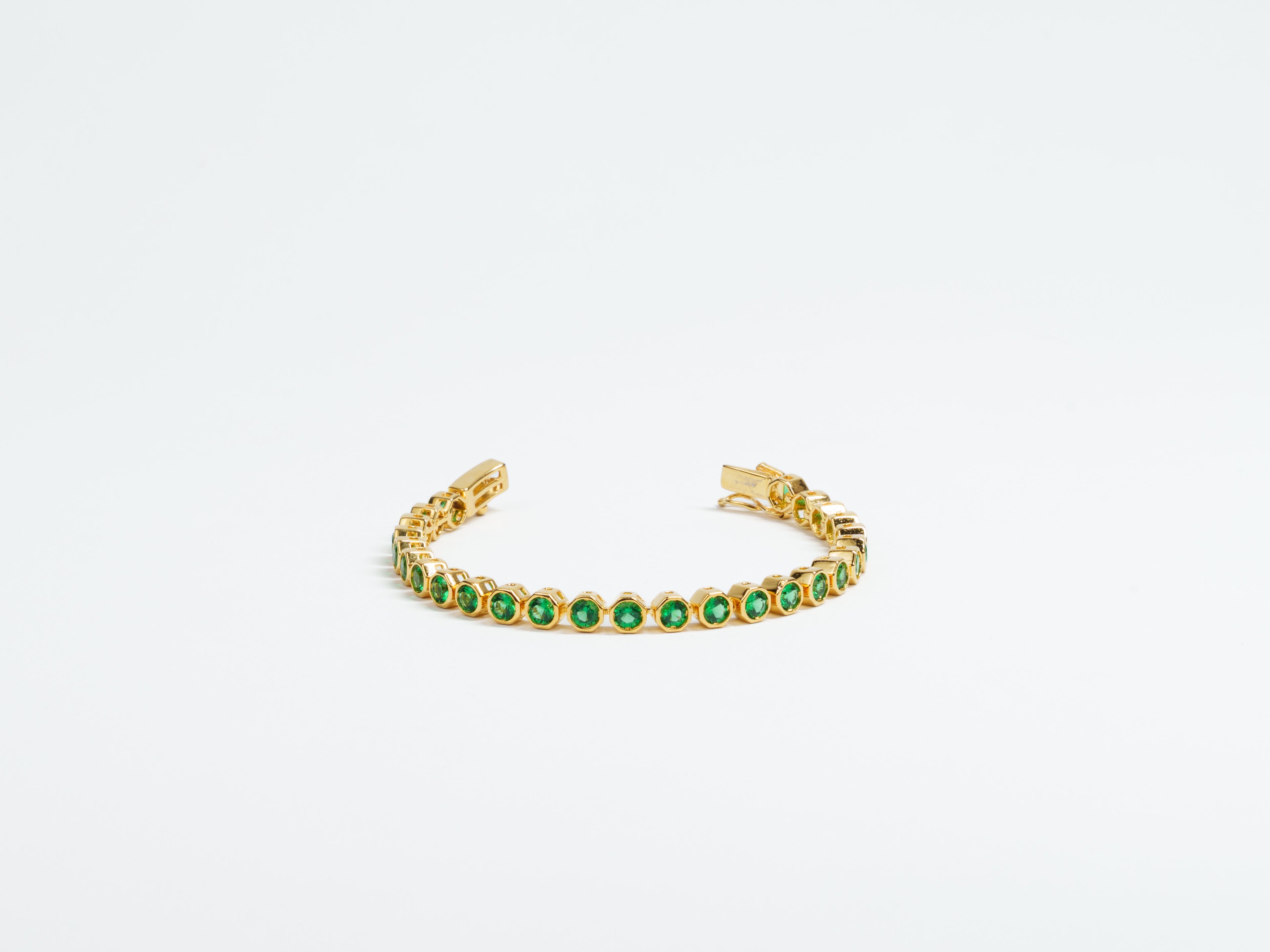 Gold Emerald Grace Bracelet