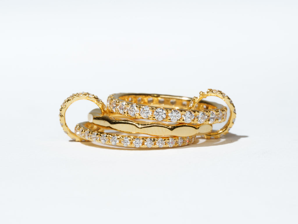Twin Trinity Diamond Ring