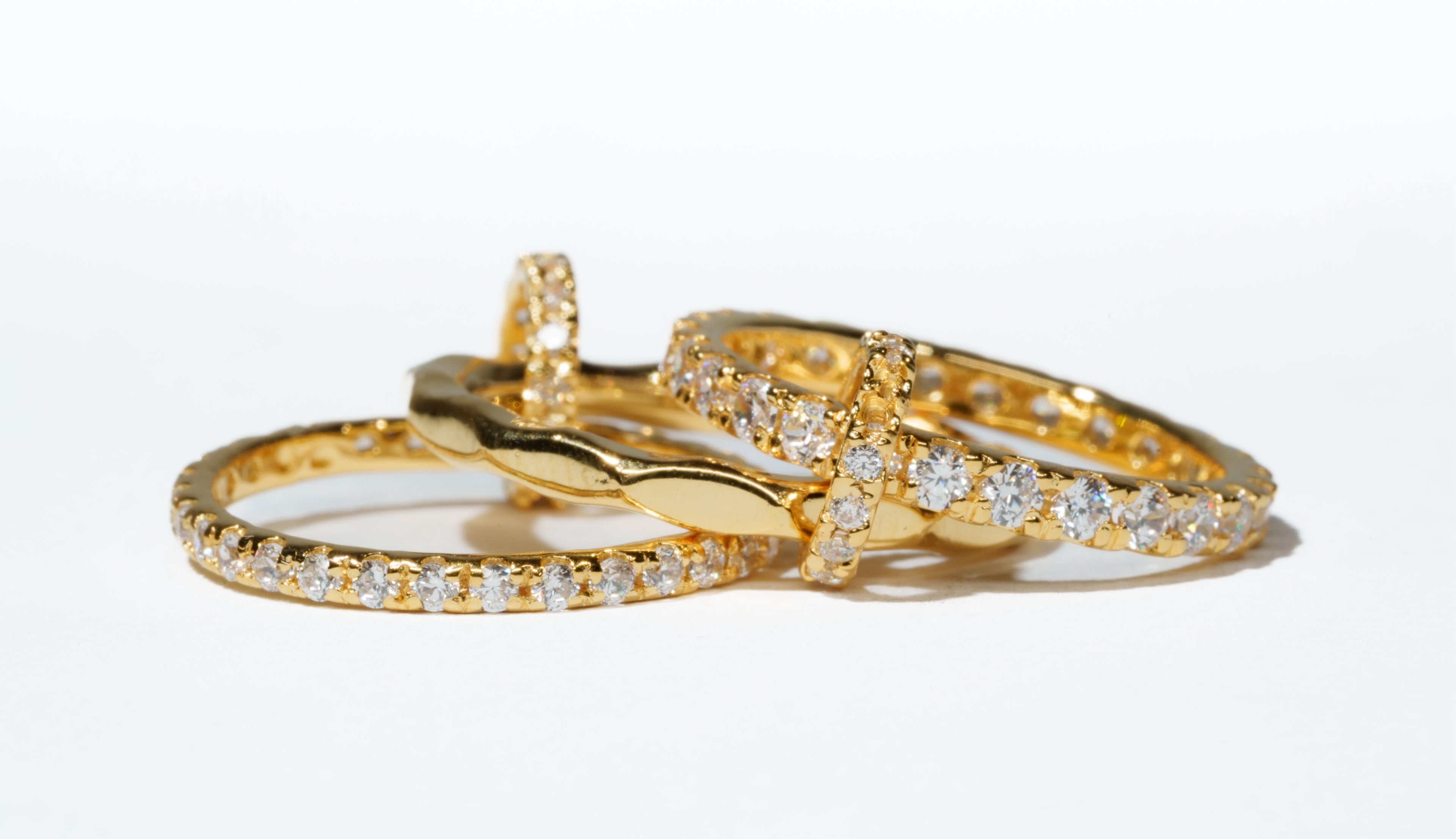 Twin Trinity Diamond Ring