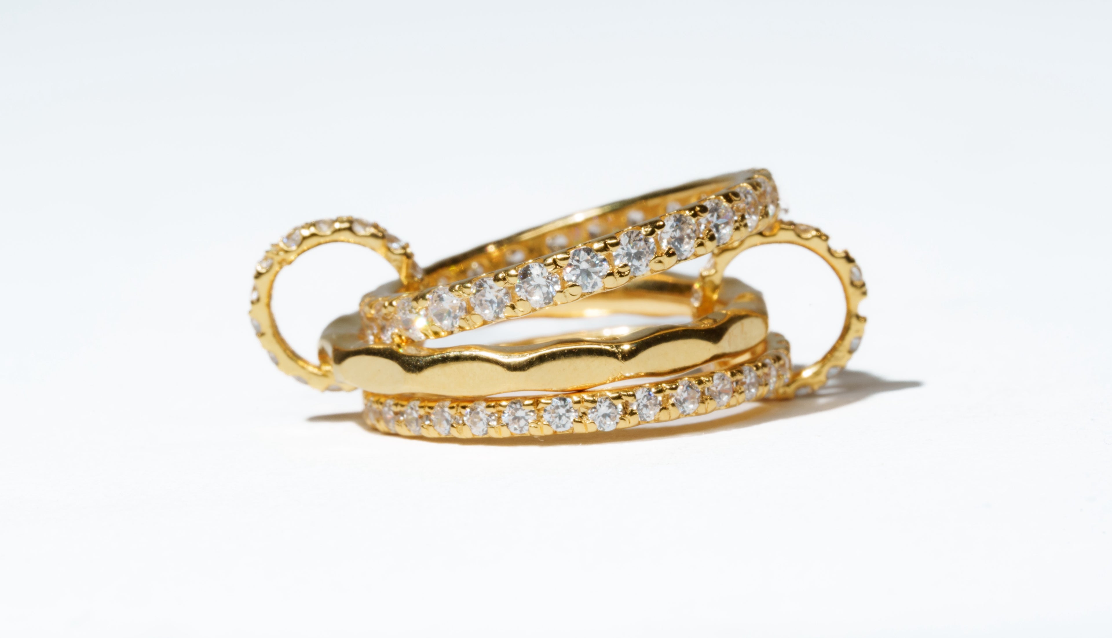 Twin Trinity Diamond Ring