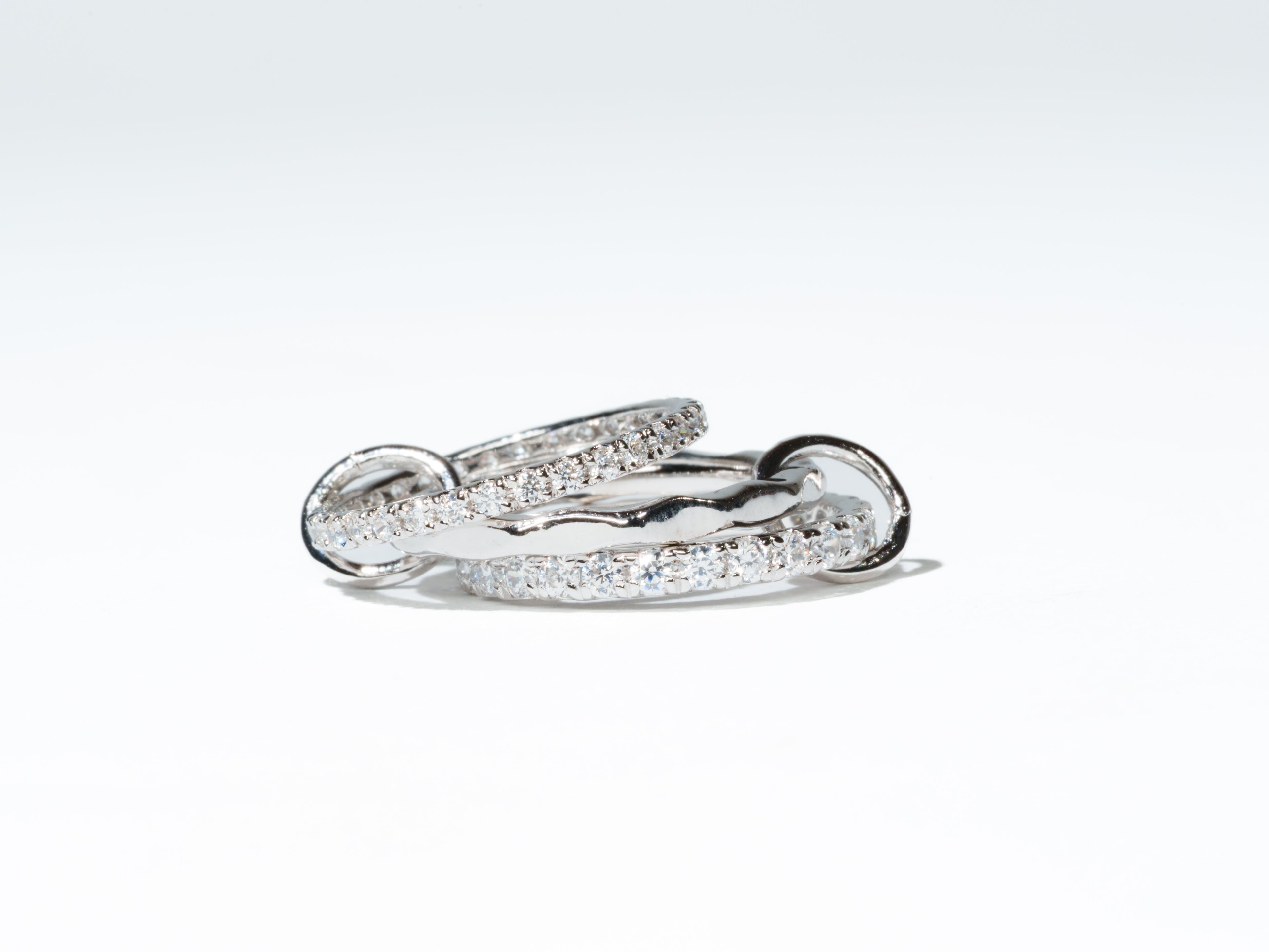 Twin Trinity Diamond Ring