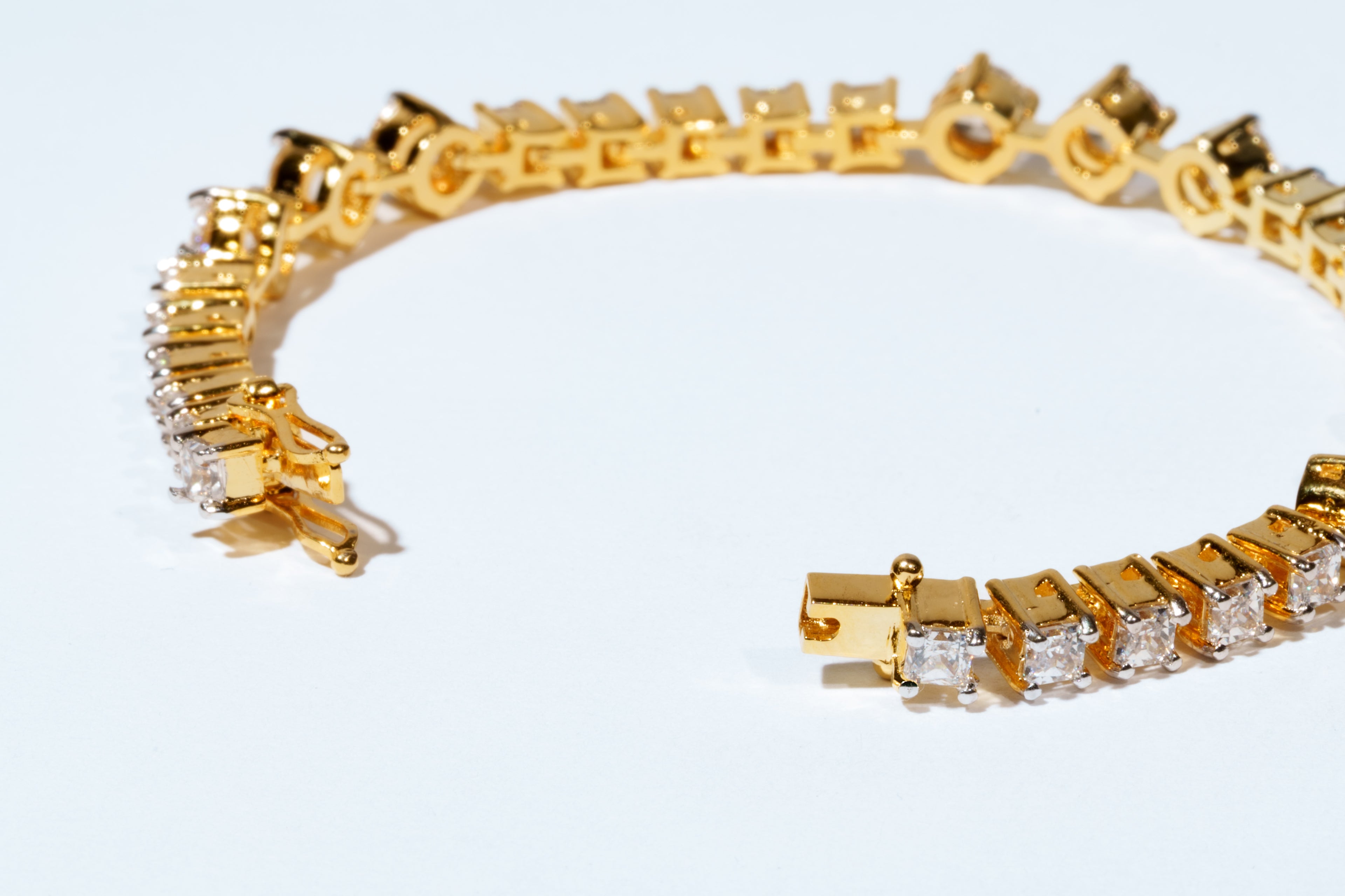 Gold Crystal Mirage Bracelet