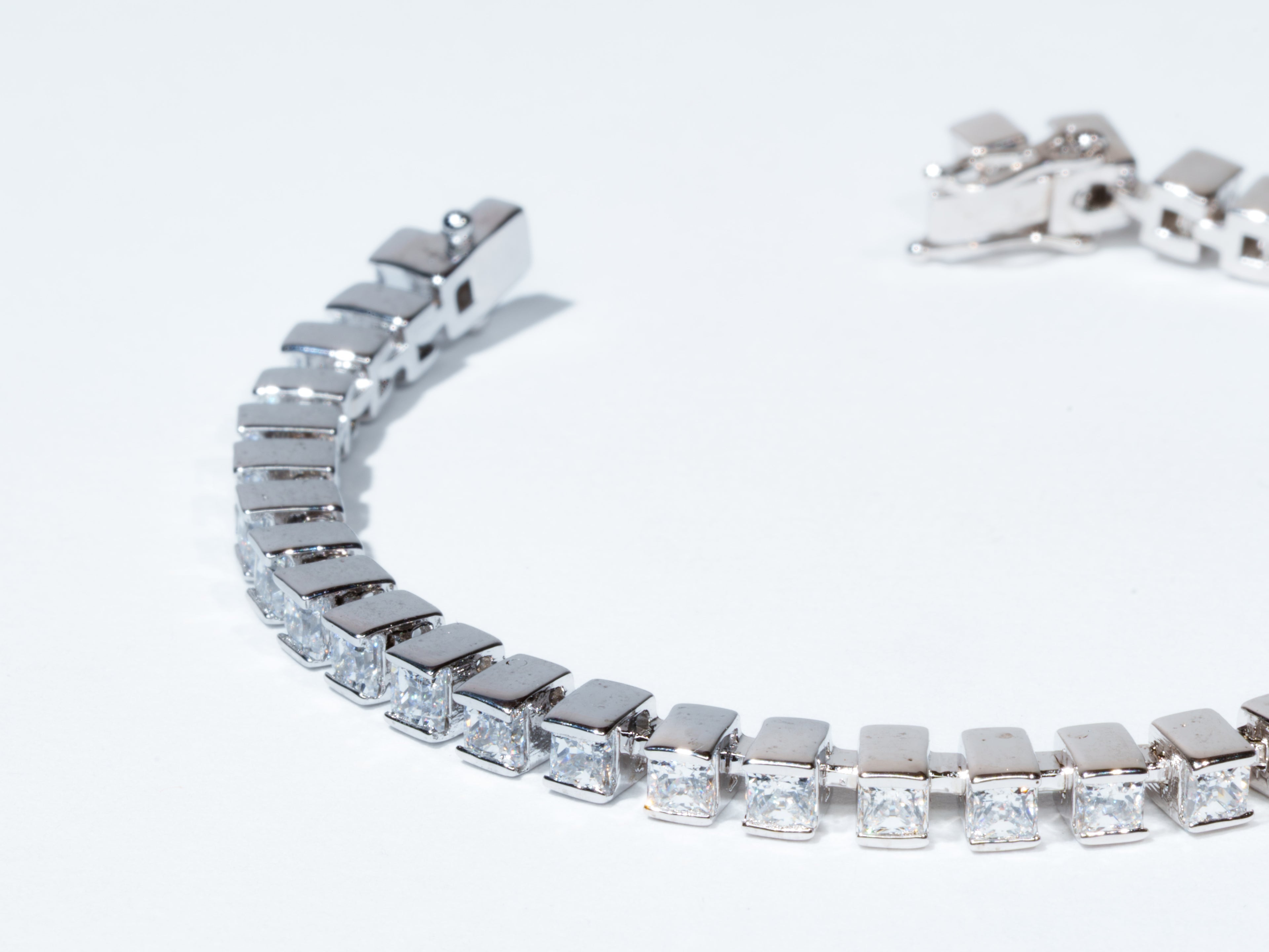 Frosted Infinity Bracelet