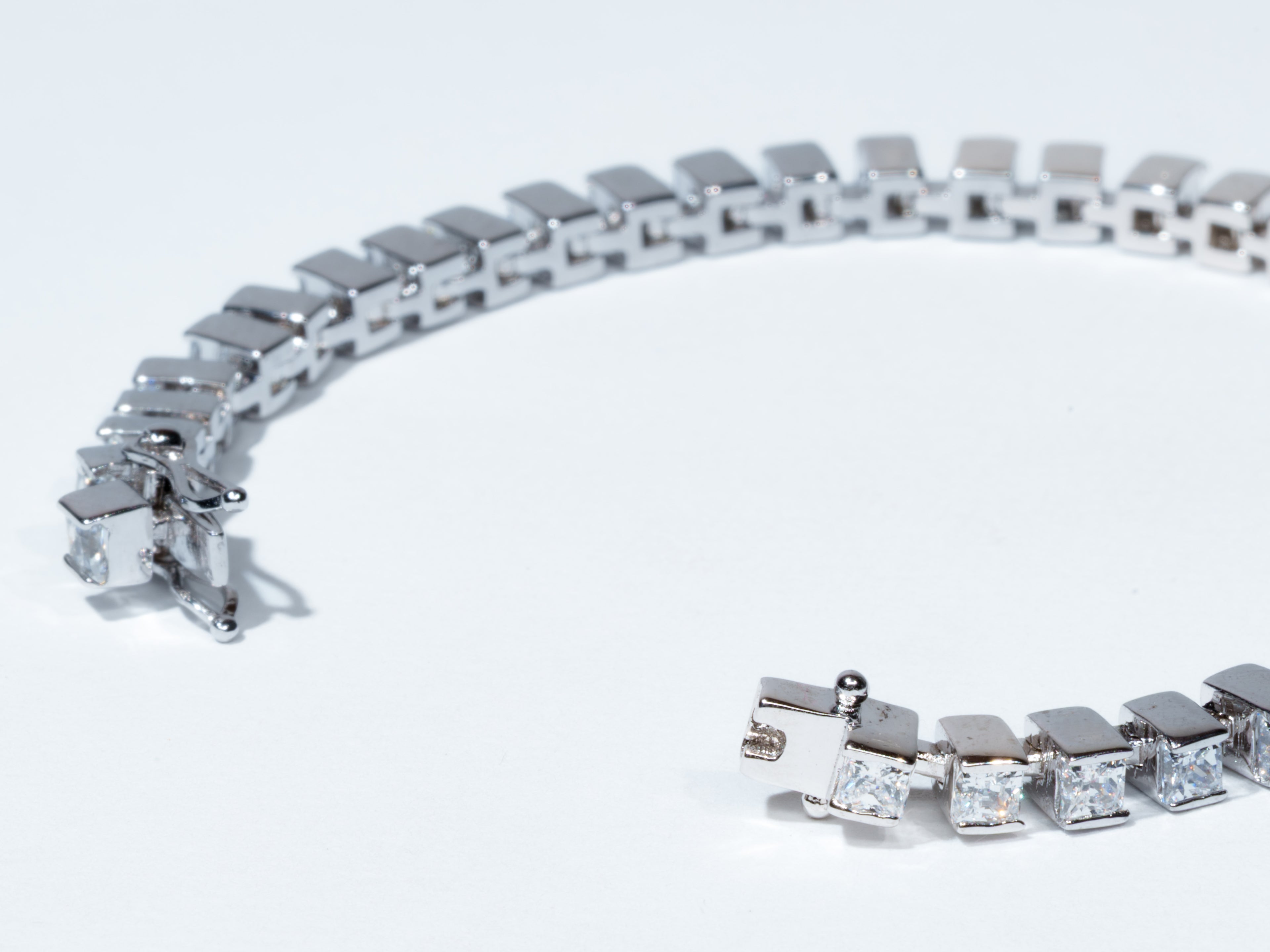 Frosted Infinity Bracelet