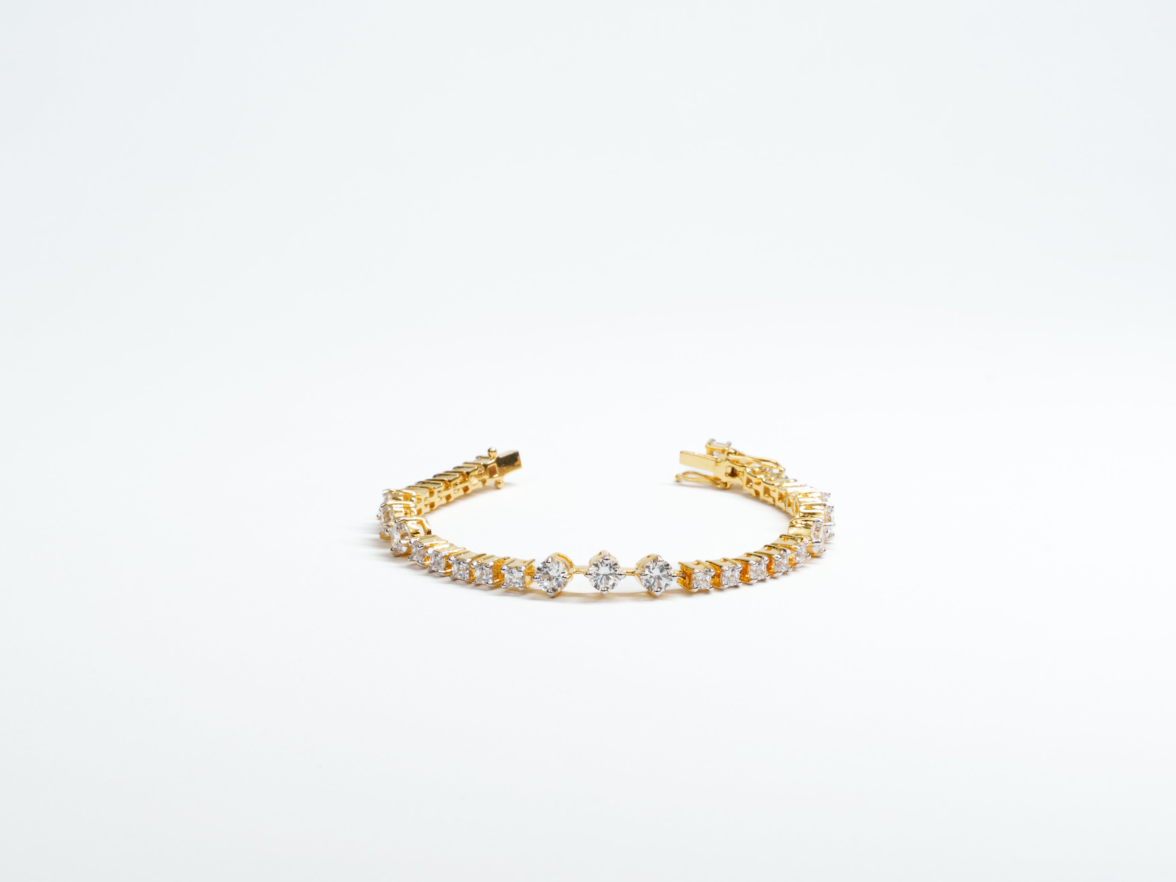 Gold Crystal Mirage Bracelet