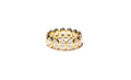 Oval Crystal Halo Ring