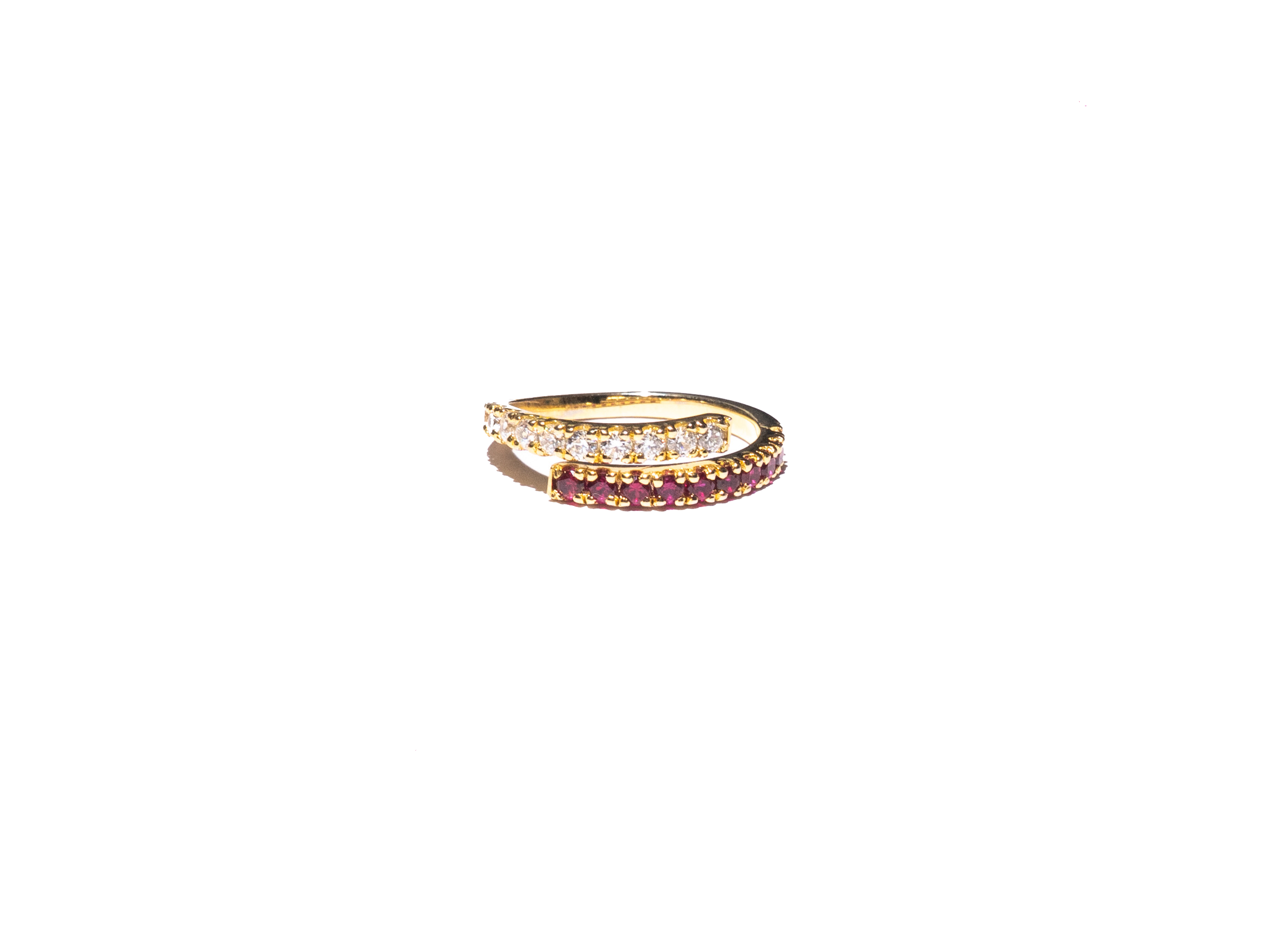 Ruby Twin Tales Ring