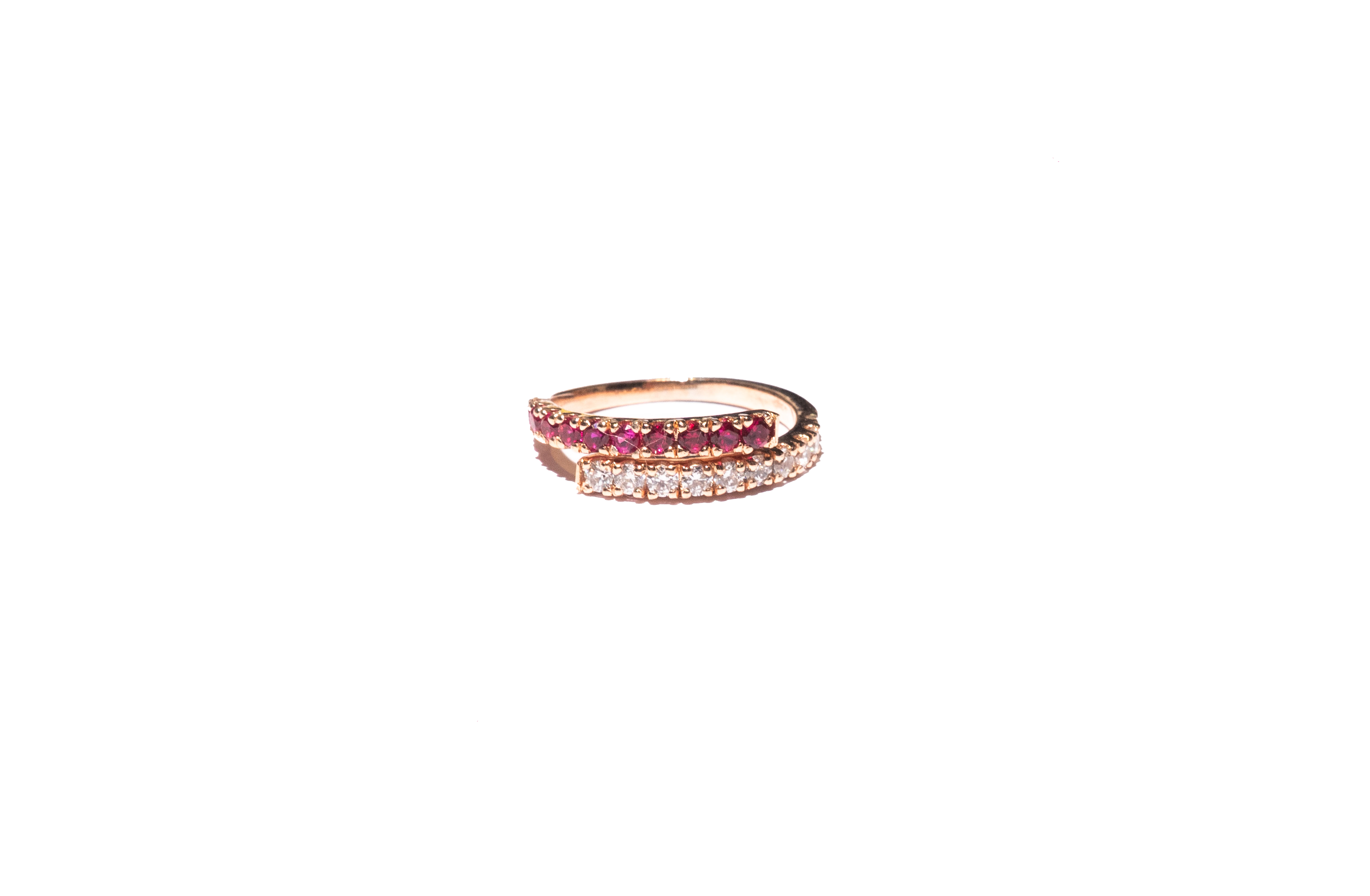 Ruby Twin Tales Ring